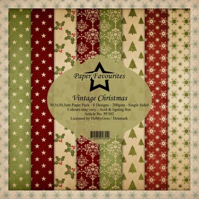 Craft Smith Vintage Christmas Designpapier - Paper Pack